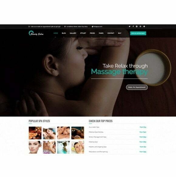 Beauty Salon – HTML Template