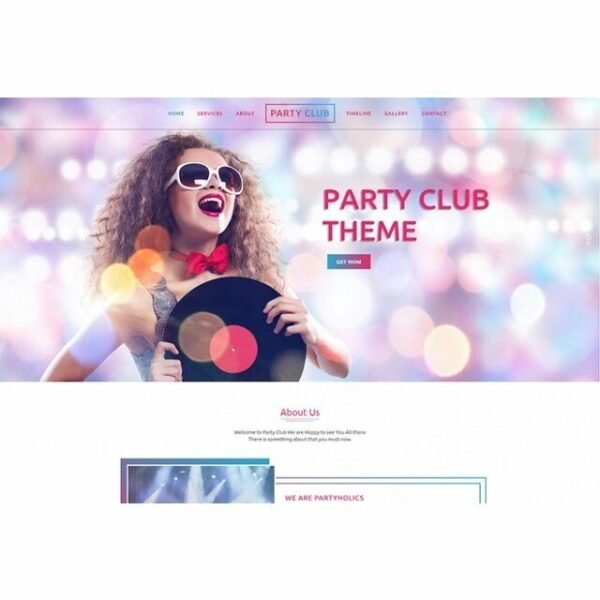 Party Club - HTML Template